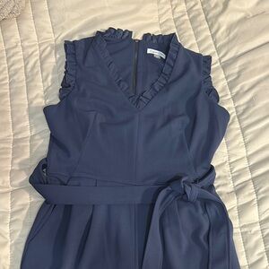 Calvin Klein Navy Sleeveless Dress